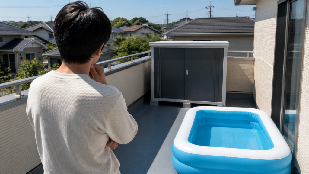 一軒家 ベランダ 耐荷重